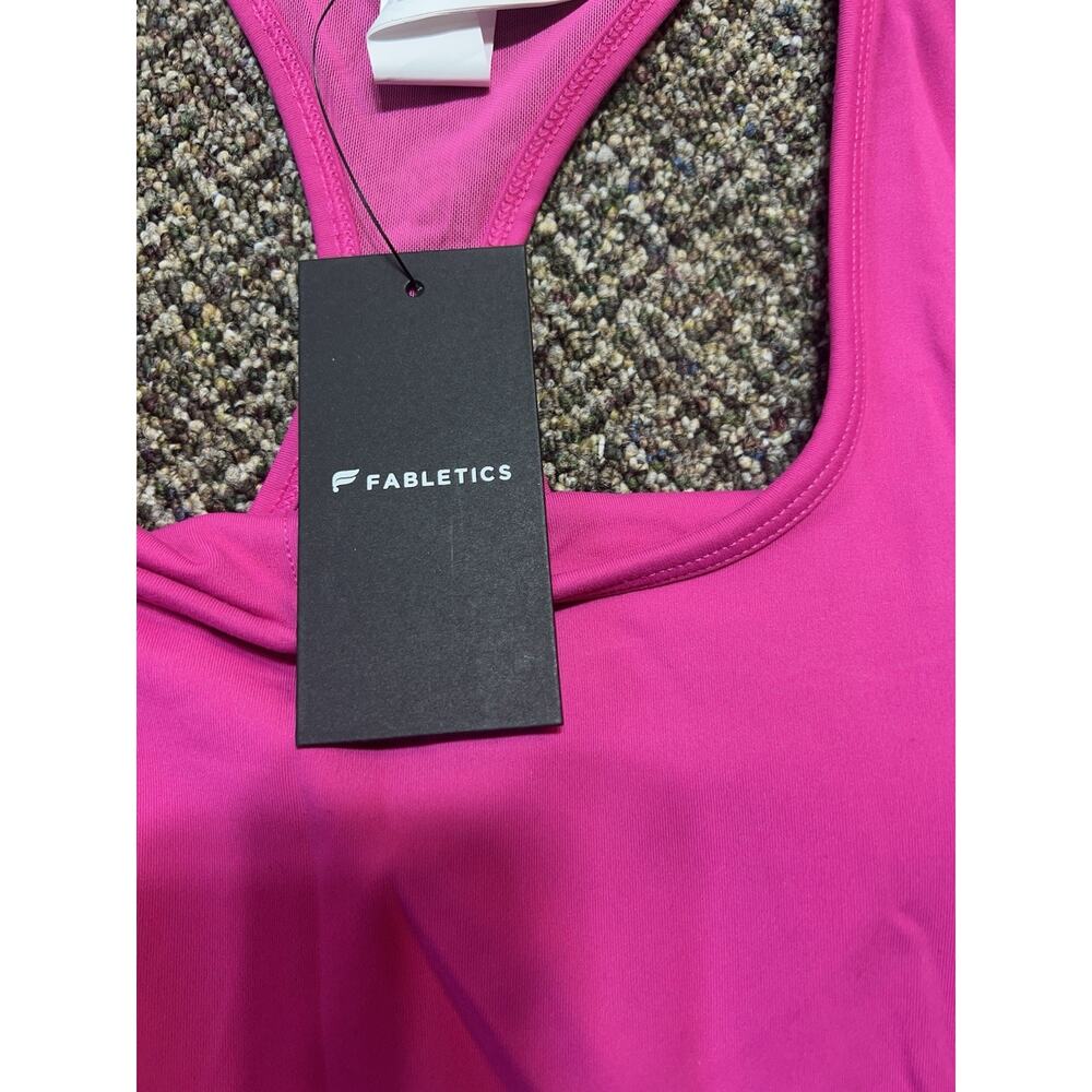 Fabletics Hot Pink Racerback Mini Dress - Picture 2 of 10